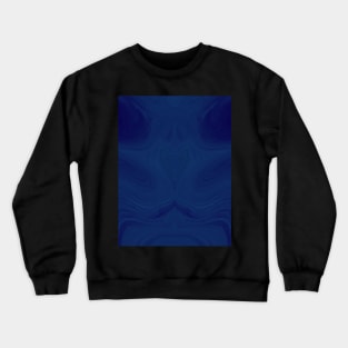 Deep Blue Marble Background Abstract Pattern Crewneck Sweatshirt